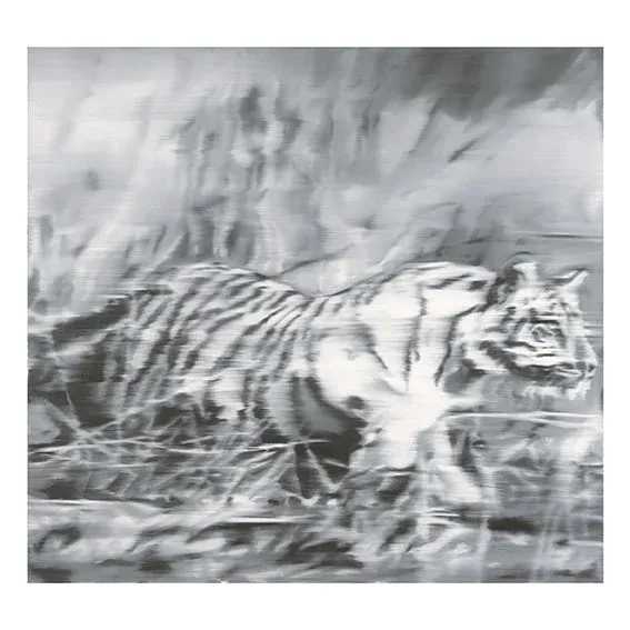 Gerhard Richter, ‘Tiger’, 2022, Print, Hybrid raster dissolved offset/digital high quality art print on Rives 260 gsm paper, Kunsthaus Zurich, 