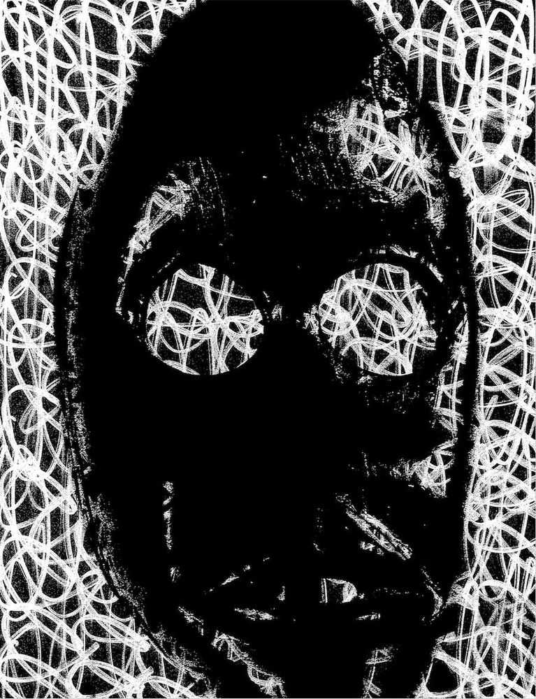 Adam Pendleton, ‘Untitled (Masks)’, 08-12-2020, Print, Silkscreen printed on 410gsm Lascaux Carbon Blank Radiant, Phaidon x Artspace, Numbered