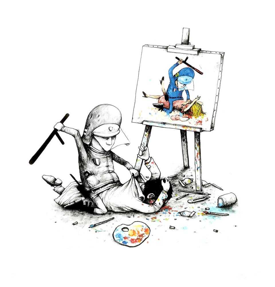 Dran, ‘Free Speech’, 04-12-2009, Print, Pigment print, Pictures On Walls, Numbered