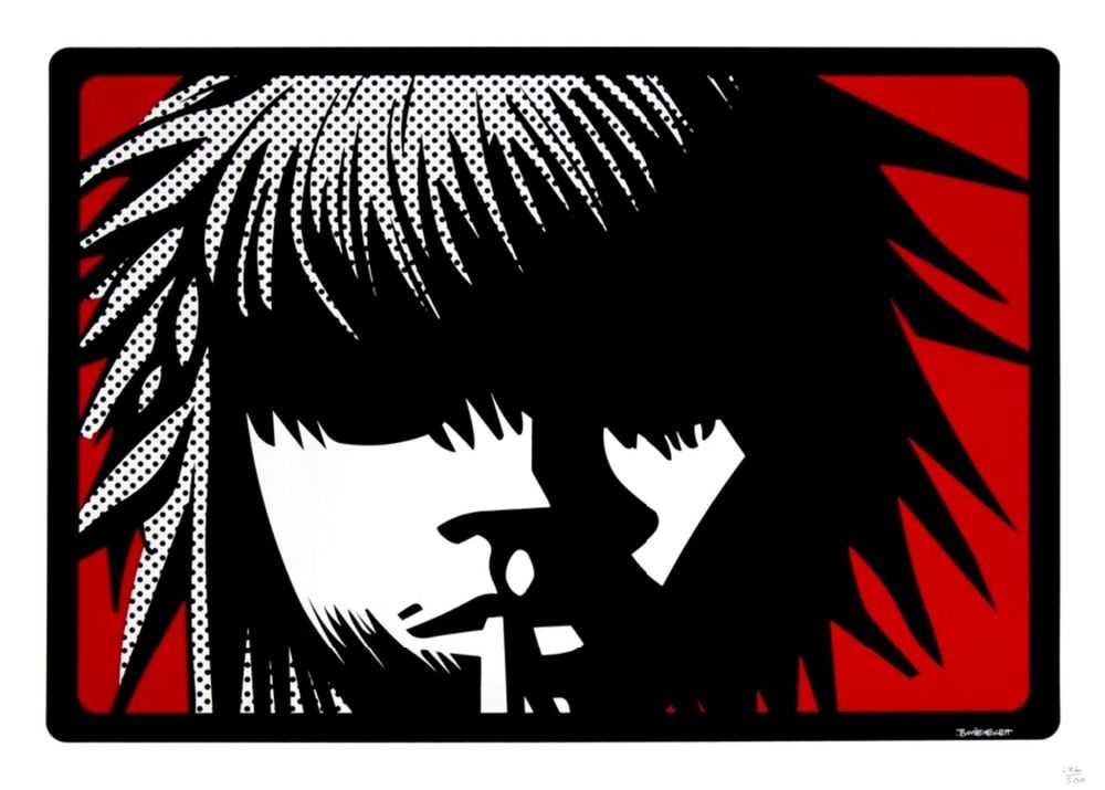 Jamie Hewlett, ‘Kid (Unsigned)’, 01-04-2003, Print, Screenprint on colour paper, Pictures On Walls, Numbered