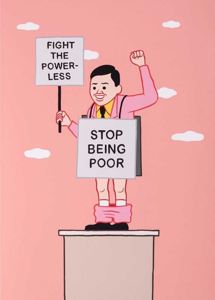 Joan Cornella, ‘Stop Being Poor (Poopy Pants)’, 2021, Print, Pigment print on Archival textured paper, DDT, Numbered
