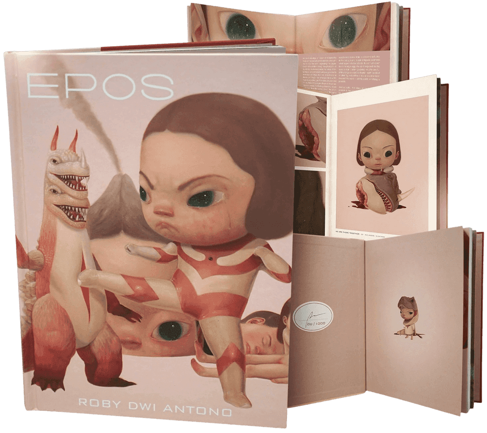 Roby Dwi Antono, ‘EPOS Exhibition Catalog’, 2021, Book, Hardcover, Thinkspace Gallery, Numbered