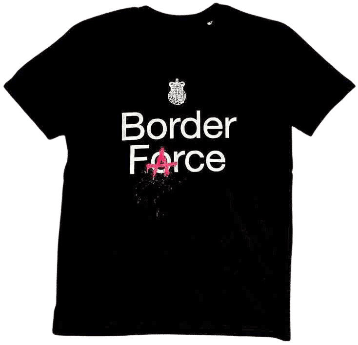 Artwork - Cut and Run T-Shirt (Border Force)