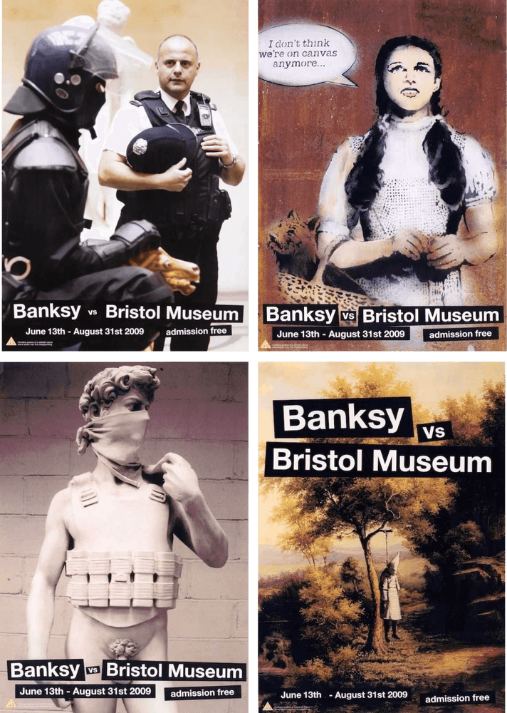 Artwork - Banksy vs Bristol Museum (Set of 4)