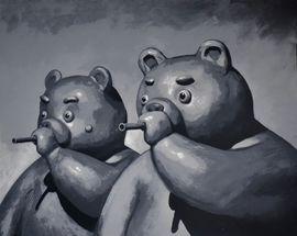 Artwork - Bears with Blowguns