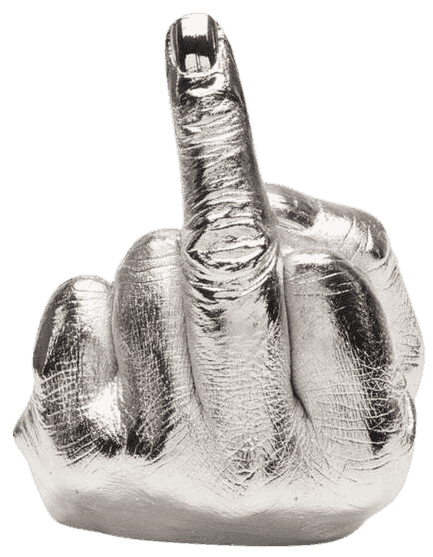 Ai Weiwei, ‘Artist's Hand (Middle Finger)’, 17-10-2017, Sculpture, Electroplated rhodium on cast urethane resin, Public Art Fund, 