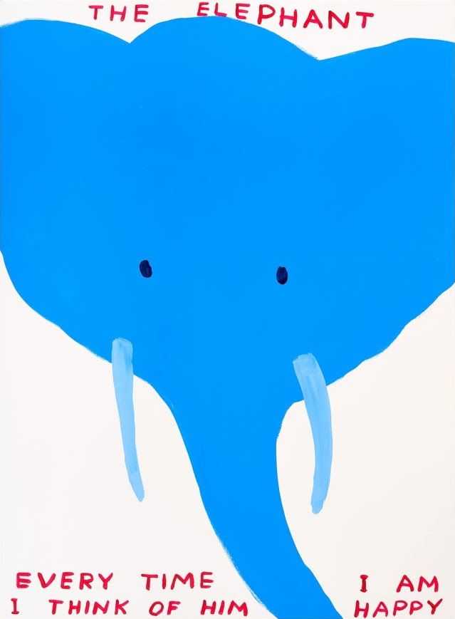 David Shrigley, ‘The Elephant’, 11-01-2023, Print, Archival digital prints on Hahnemuhle Photo Rag, Stephen Friedman Gallery, Numbered, Dated