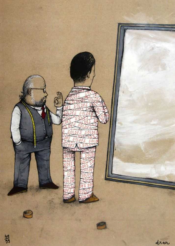 Dran, ‘Sur Mesure’, 2018, Print, Offset lithograph printed in colours, Self-released, Numbered