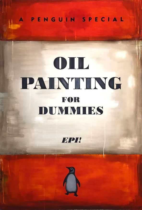 Epi, ‘Oil Painting For Dummies’, 2022, Print, Screenprint on hand-torn German etching paper, Self-released, Numbered