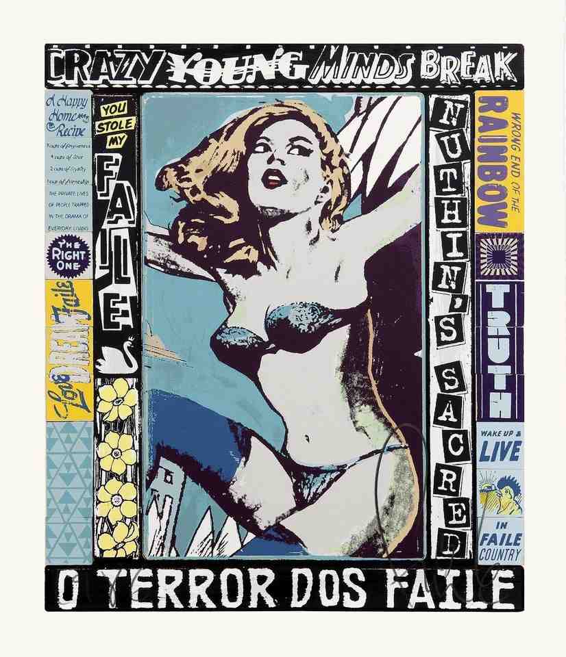 Faile, ‘The Right One, Happens Everyday’, 18-11-2014, Print, 20 Color Silkscreen on 310gsm Coventry Rage, Faile Shop, Numbered