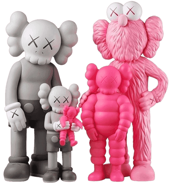 Kaws, ‘Family (Pink)’, 14-02-2022, Sculpture, Vinyl, Kawsone, 