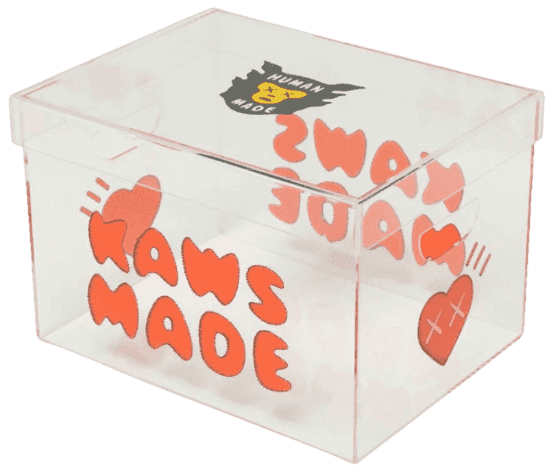 Kaws, ‘KAWS x Human Made Storage Box’, 29-04-2022, Collectible, Acrylic Storage Box, Human Made, 