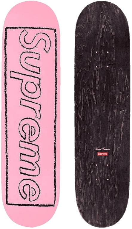 Kaws, ‘Supreme Skateboard (Pink)’, 2021, Collectible, Screenprint on wood skateboard deck, Supreme, 