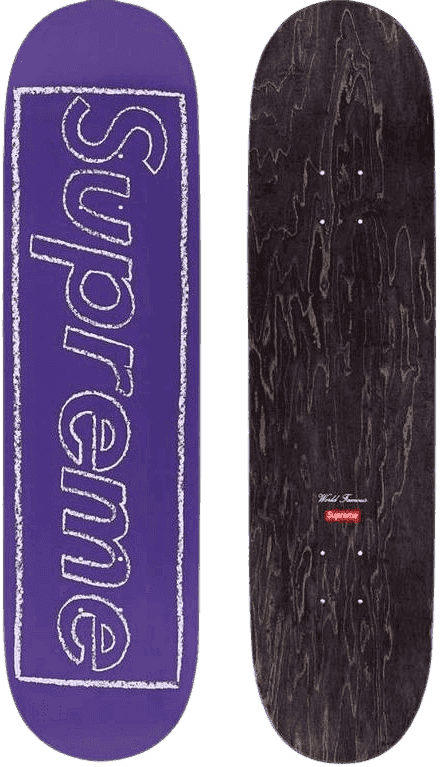 Kaws, ‘Supreme Skateboard (Violet)’, 2021, Collectible, Screenprint on wood skateboard deck, Supreme, 
