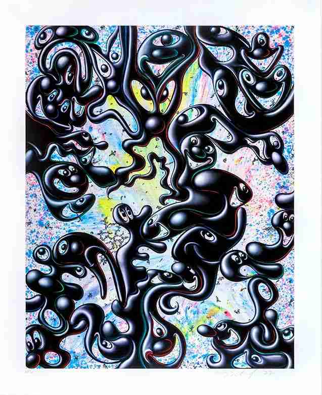 Kenny Scharf, ‘Klobz’, 16-07-2022, Print, Archival print on 100% cotton 290gsm Entrada rag paper, Self-released, Numbered