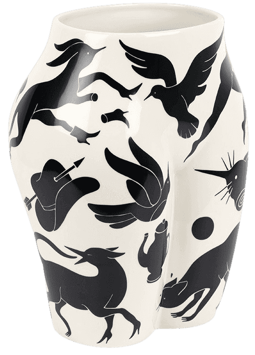 Parra, ‘Vaso Di Culo Mural’, 2016, Sculpture, Off white porcelain vase, Case Studyo, 