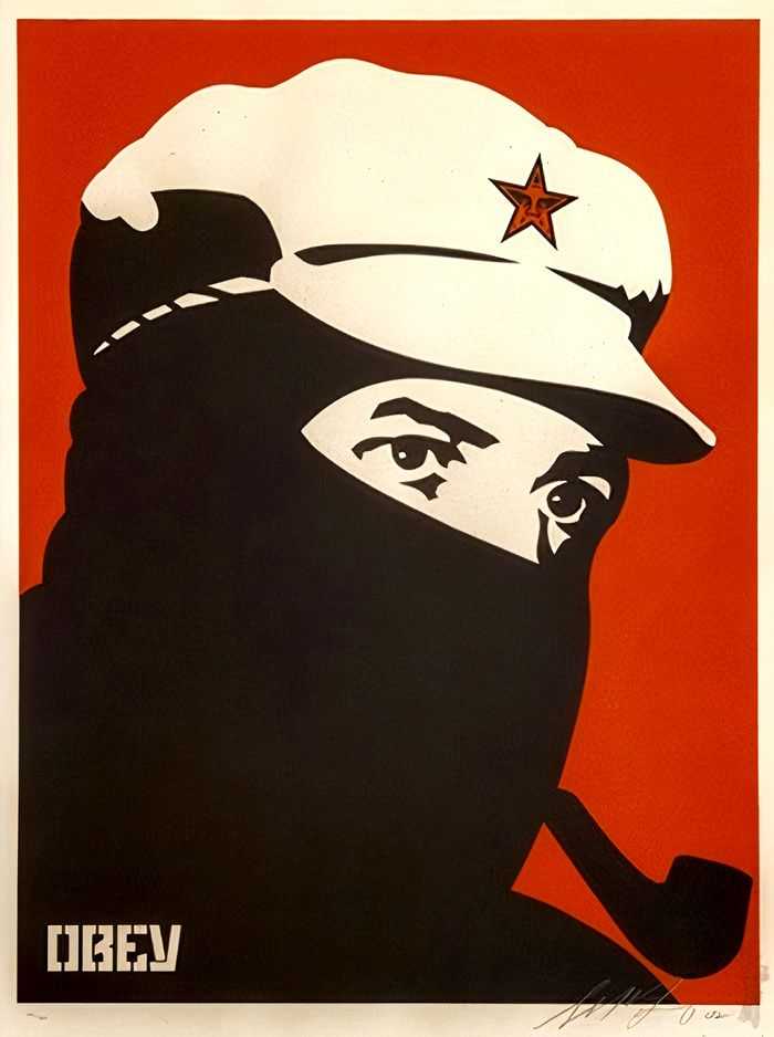 Shepard Fairey (Obey), ‘Comandante (1)’, 2002, Print, Screenprint in colours, Self-released, Numbered, Dated