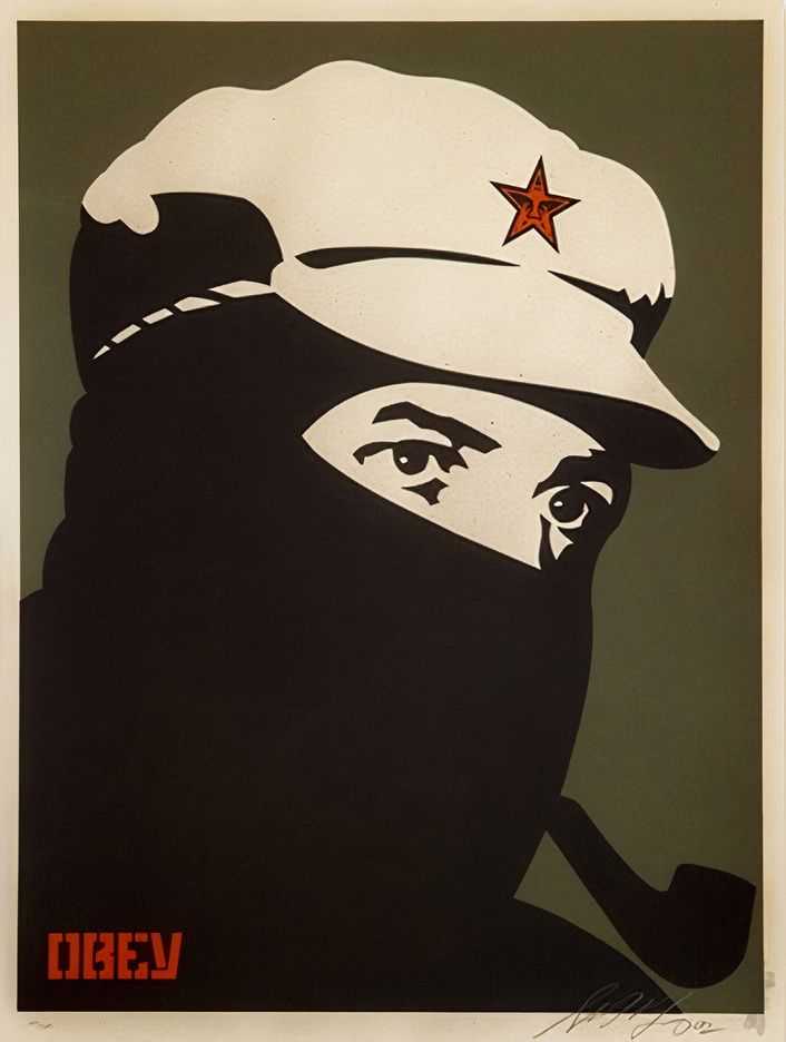Shepard Fairey (Obey), ‘Comandante (2)’, 2002, Print, Screenprint in colours, Self-released, Numbered, Dated