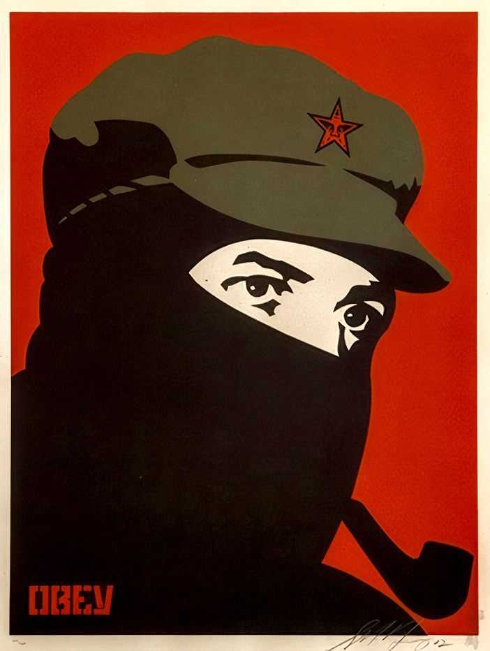 Shepard Fairey (Obey), ‘Comandante (3)’, 2002, Print, Screenprint in colours, Self-released, Numbered, Dated