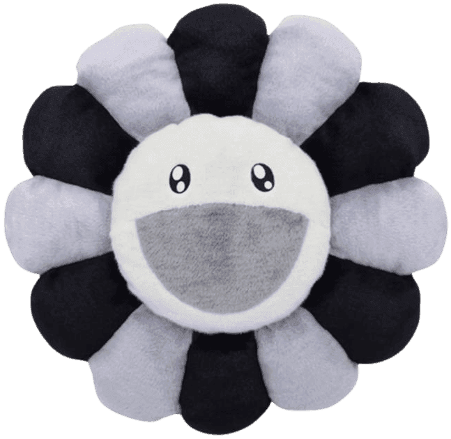 Artwork - Flower Plush (Black/Grey/White - Small)