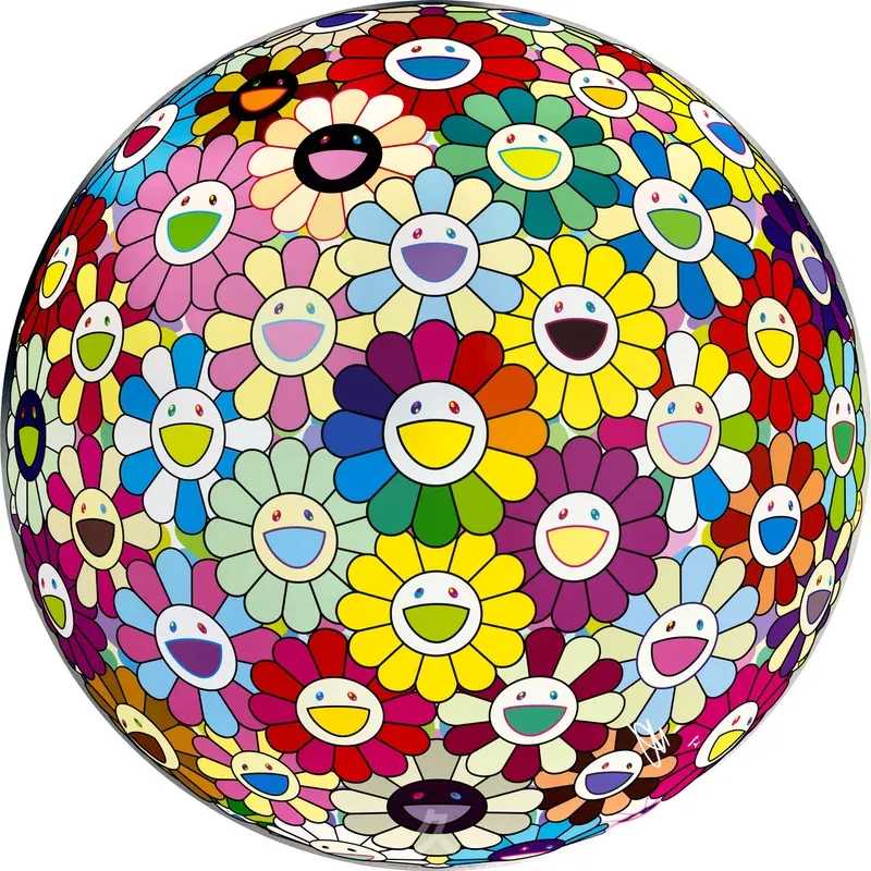 Takashi Murakami, ‘Multiverse, Flowers’, 2023, Print, Offset lithograph printed in colours with cold stamp and high gloss varnishing, null, Numbered
