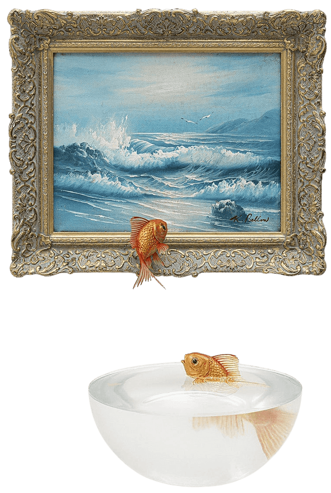 Banksy, ‘Goldfish’, 2019, Sculpture, High quality resin, Self-released, 