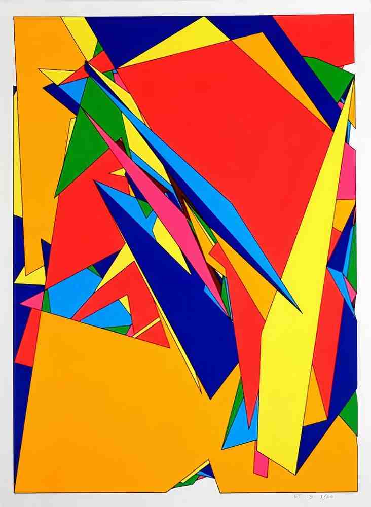 Boris Tellegen, ‘Glitch II’, 14-02-2019, Print, 9 colours Silkscreen print on Stucco Old mill 320 gr Paper, Alice Gallery, Numbered