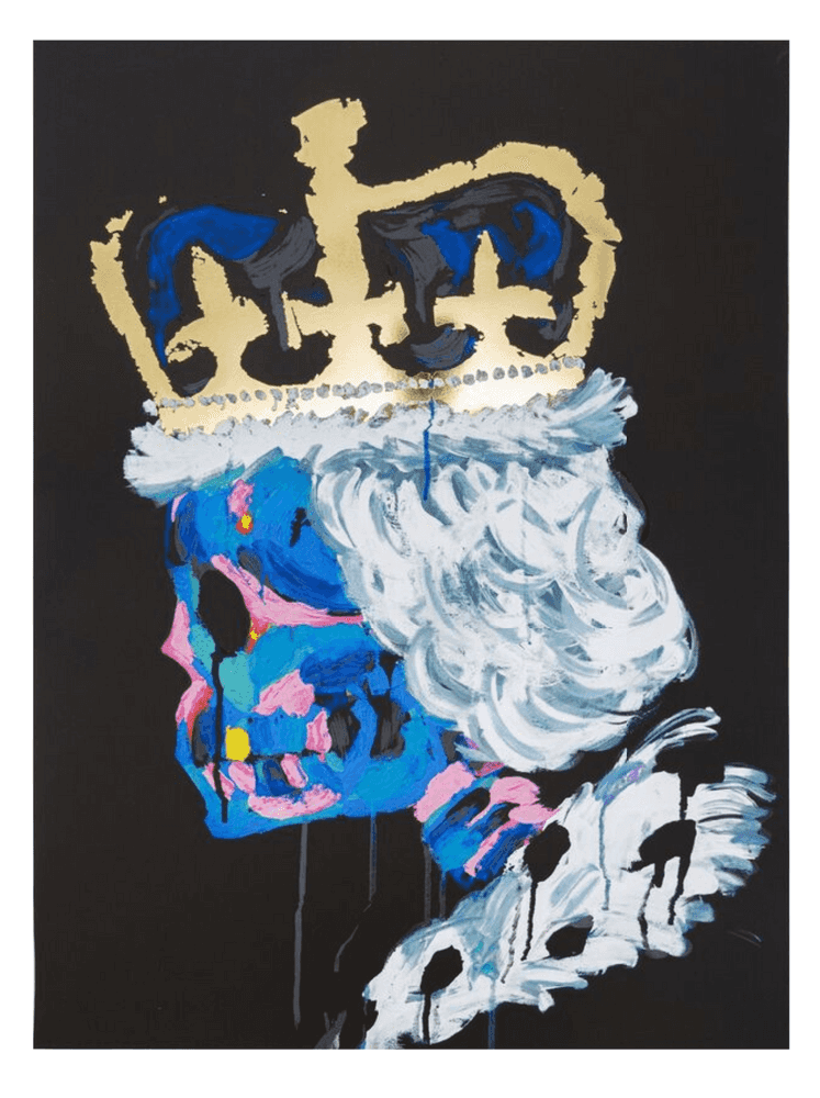 Bradley Theodore, ‘The Crown’, 2021, Print, Silkscreen and archival pigment print with gold foil on 100% cotton archival paper, null, Numbered