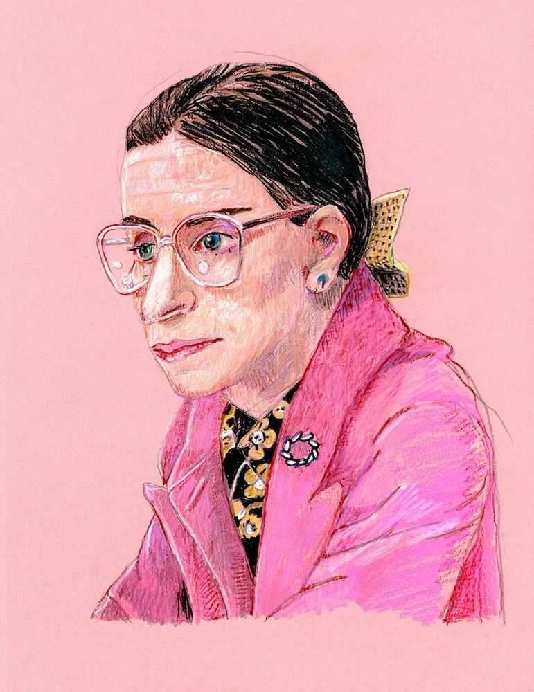 Brian Calvin, ‘RBG’, 29-09-2020, Print, Archival Pigment Print on Hahnemuhle Museum Etching paper, Art For Change, Numbered