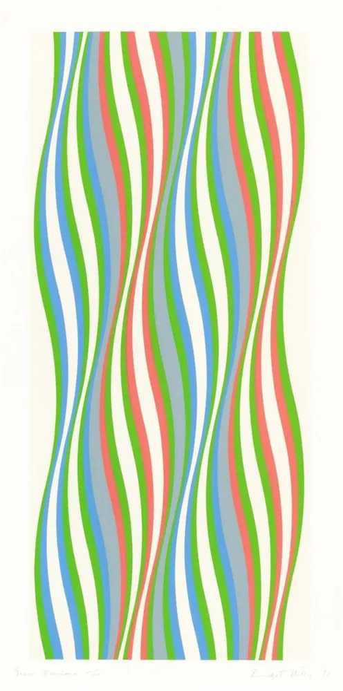 Bridget Riley, ‘Green Dominance’, 2002, Print, Screenprint on paper, Pace Editions, Numbered
