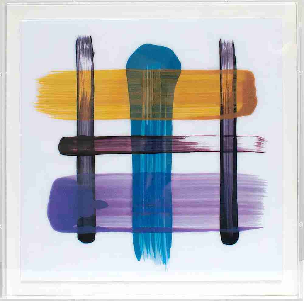 CJ Hendry, ‘Angel Dust (Plaid)’, 20-04-2023, Print, Lenticular artwork changes color when you move from left to right, Self-released, Numbered, Framed