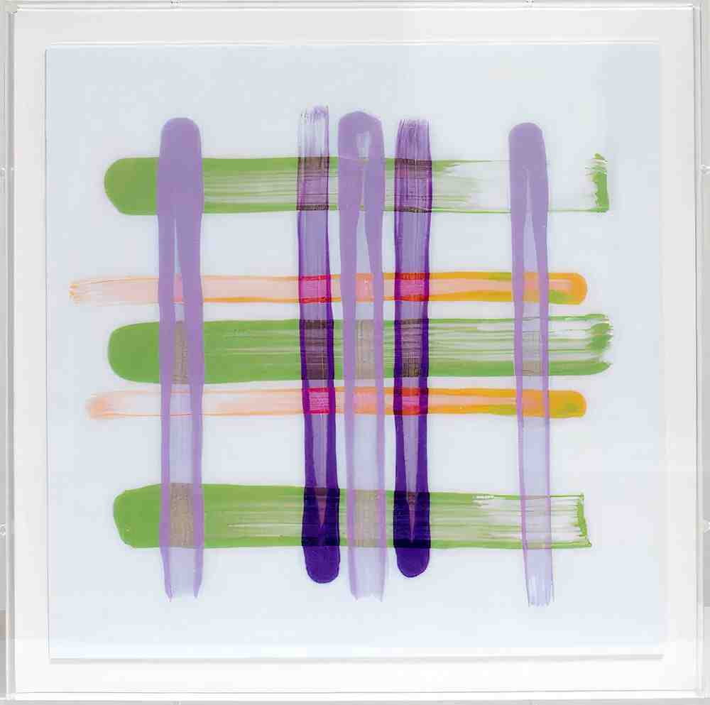 CJ Hendry, ‘Booger Sugar (Plaid)’, 20-04-2023, Print, Lenticular artwork changes color when you move from left to right, Self-released, Numbered, Framed