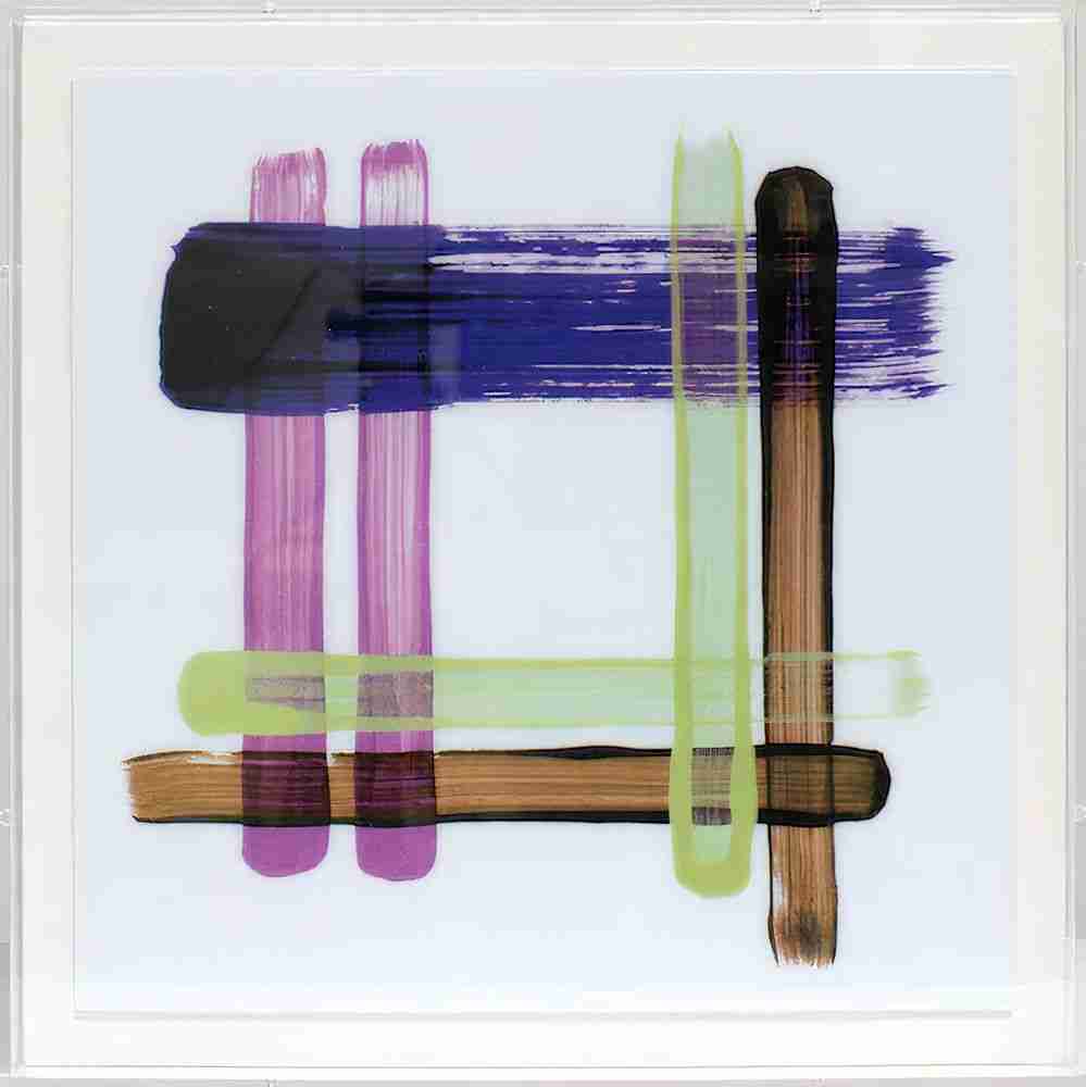 CJ Hendry, ‘Party Powder (Plaid)’, 20-04-2023, Print, Lenticular artwork changes color when you move from left to right, Self-released, Numbered, Framed