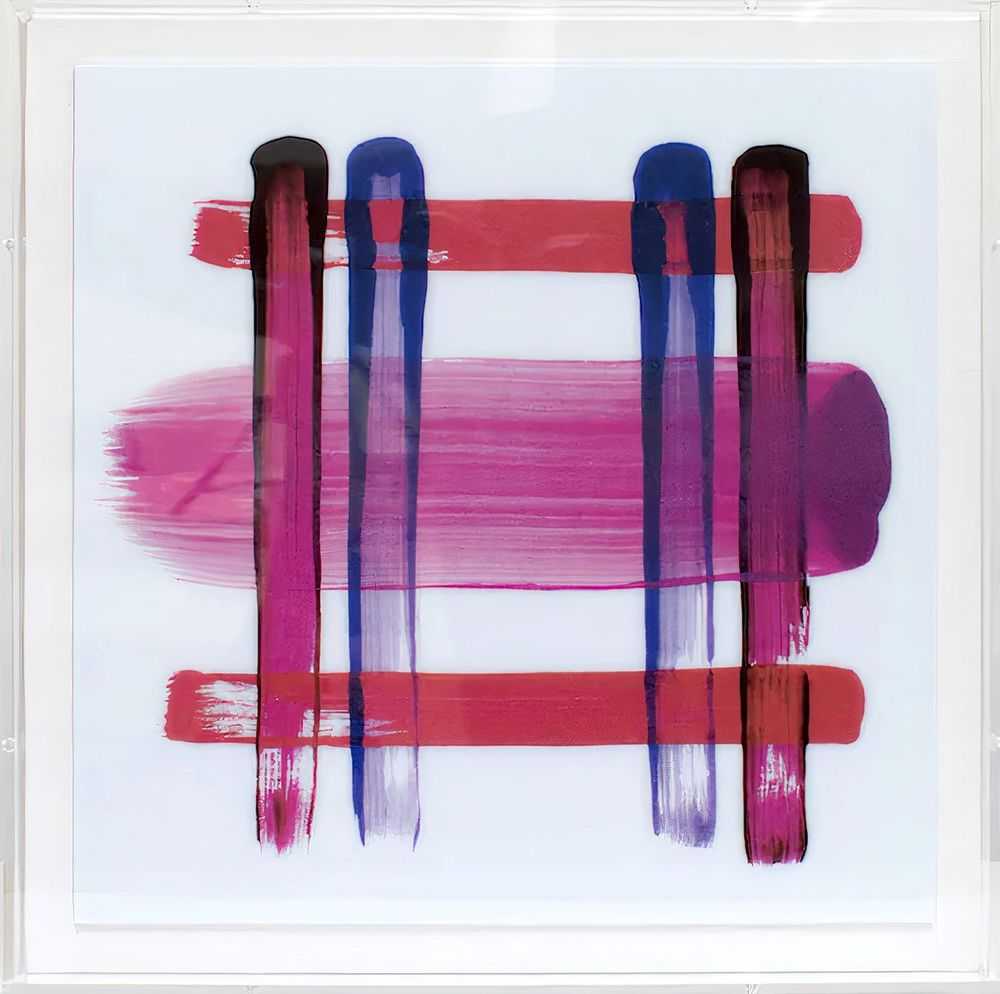 CJ Hendry, ‘Studio Fuel (Plaid)’, 20-04-2023, Print, Lenticular artwork changes color when you move from left to right, Self-released, Numbered, Framed