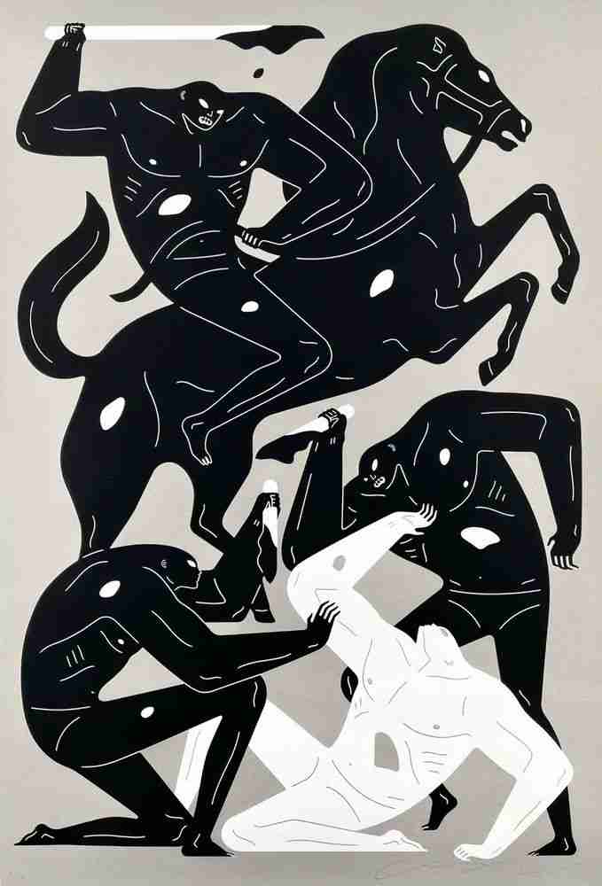 Cleon Peterson, ‘Long Live Death (Silver)’, 11-01-2022, Print, Hand pulled screenprint printed on 290gsm Coventry Rag paper with deckled edges, Self-released, Numbered