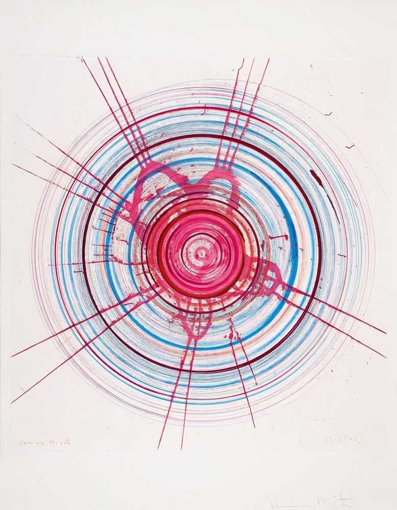Damien Hirst, ‘Global a go go for Joe’, 2002, Print, Colour etching on 350gsm Hahnemühle paper, Paragon Press, 