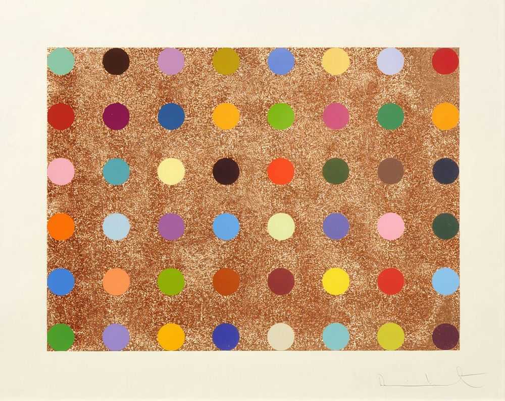 Damien Hirst, ‘Proctolin’, 20-02-2009, Print, Screenprint in colours with bronze glitter, on wove paper, with full margins, Other Criteria, Numbered