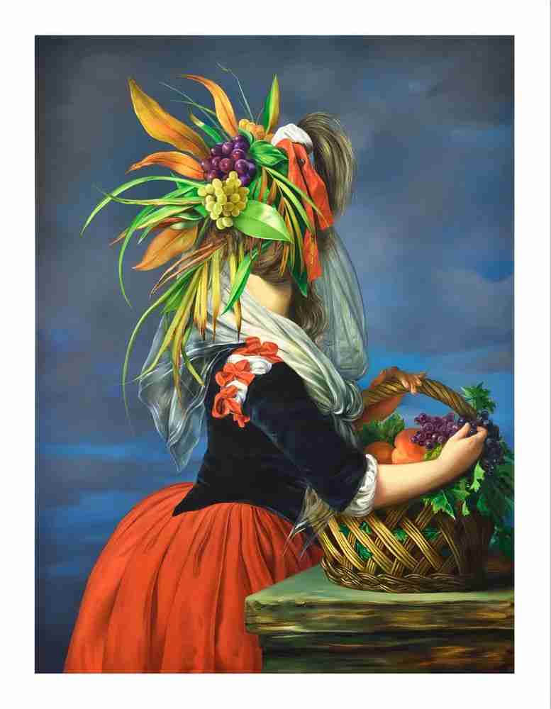 Ewa Juszkiewicz, ‘Untitled (after Élisabeth Vigée Le Brun)’, 11-12-2020, Print, Archival pigment print on cotton paper, Almine Rech Editions, Numbered