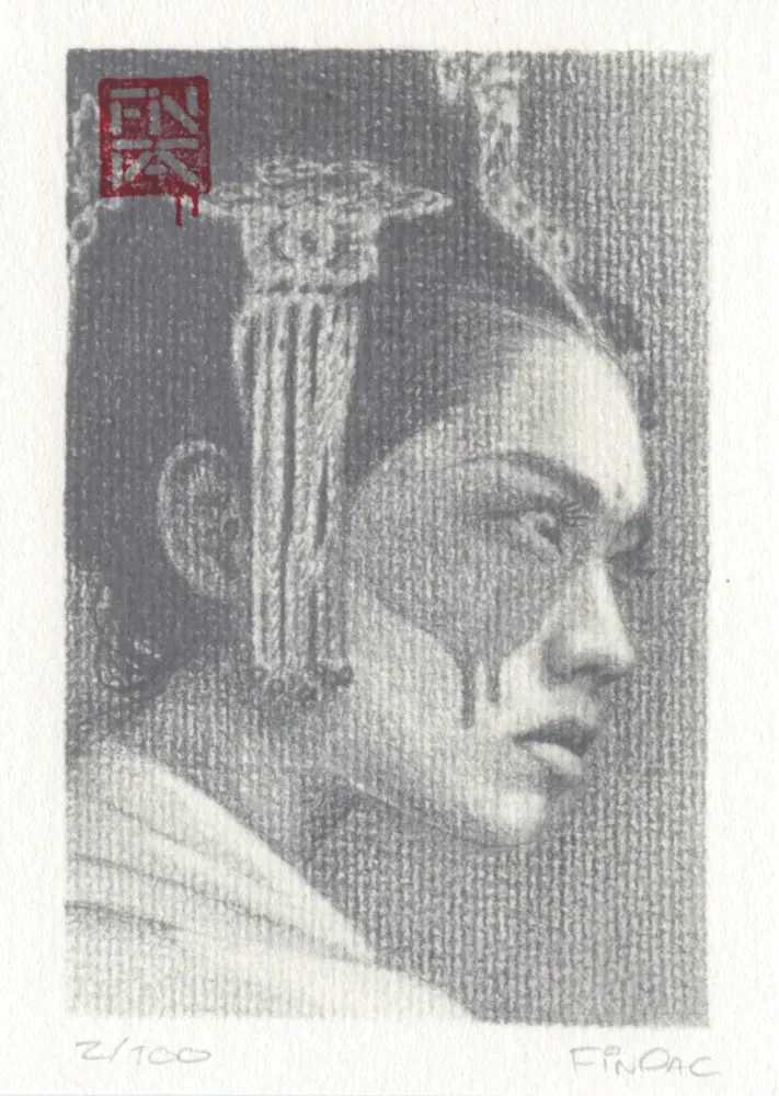 Fin DAC, ‘Fanhui (Art on a Postcard)’, 2022, Print, Giclée Print on Hahnemühle German Etching, Art on a Postcard, Numbered