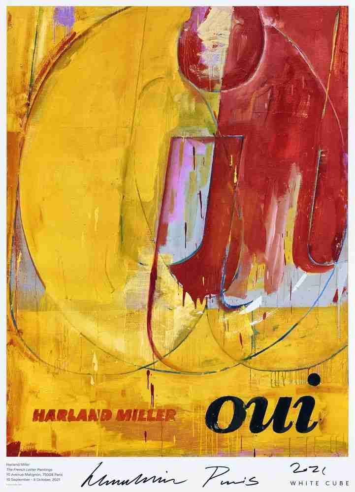 Harland Miller, ‘Oui (Signed)’, 2021, Print, Offset lithography, White Cube, 