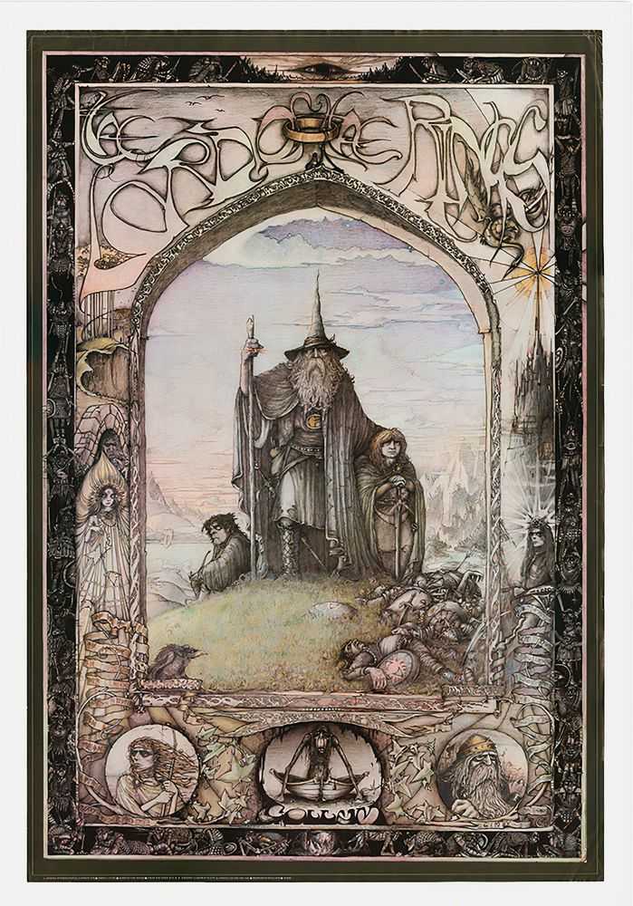 James Cauty, ‘Lord Of The Rings (2022 Reissue)’, 06-04-2022, Print, Deluxe Limited Edition on 310 gsm Hahnemühle German Etching Paper, L-13 Light Industrial Workshop, Numbered