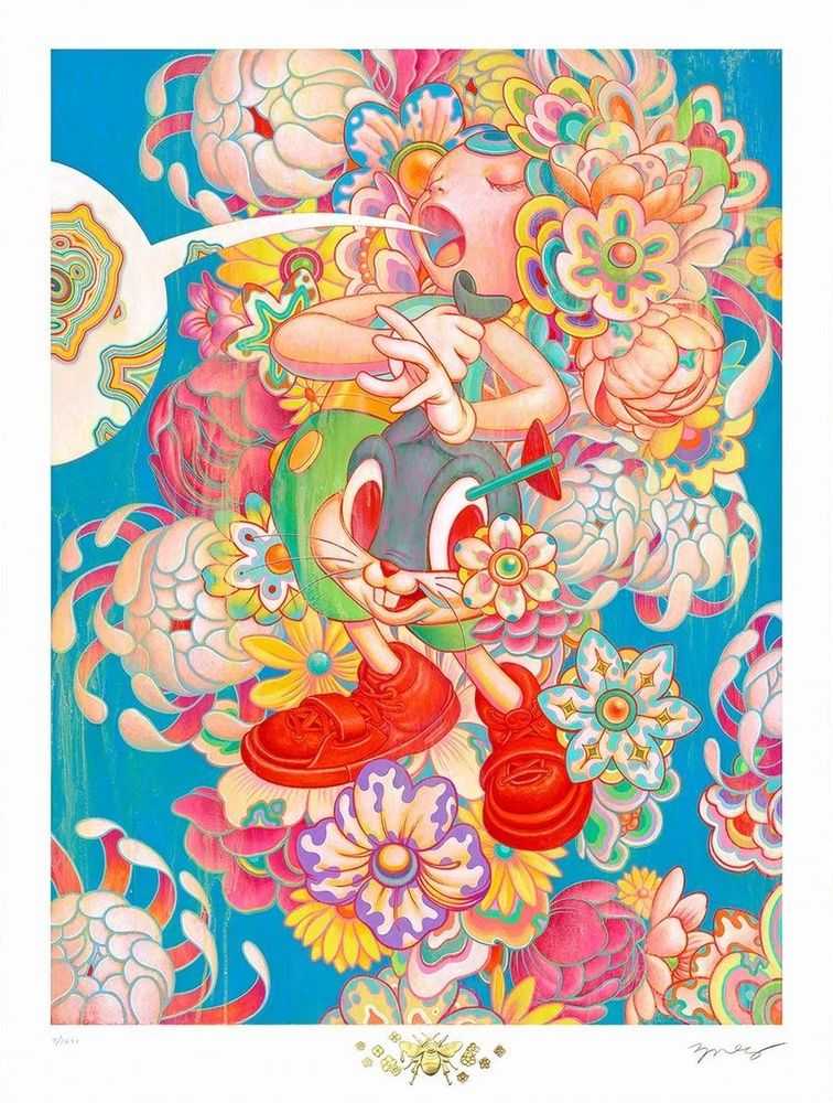 James Jean, ‘Bouquet’, 20-06-2017, Print, Pigment print on archival 310gsm 100% cotton rag paper with archival pigment based ink, Self-released, Numbered