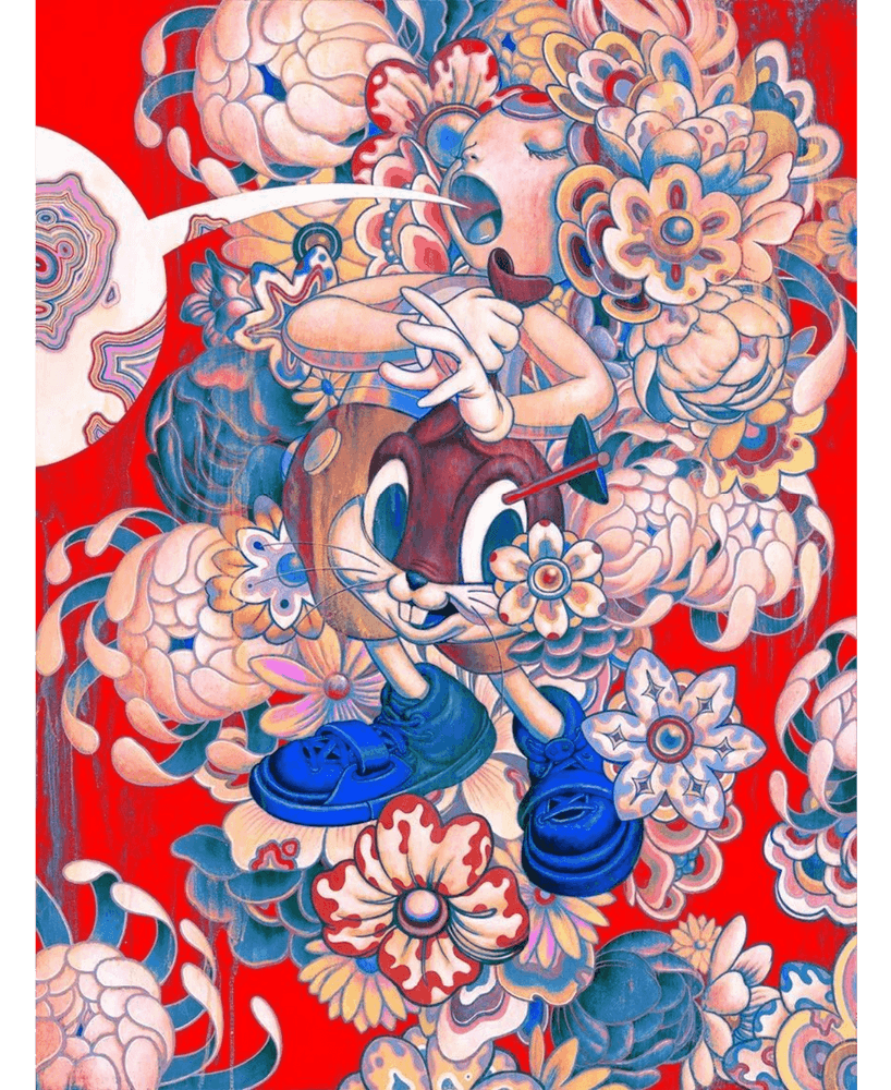 James Jean, ‘Bouquet (Red)’, 20-06-2017, Print, Pigment print on archival 310gsm 100% cotton rag paper with archival pigment based ink, Self-released, Numbered