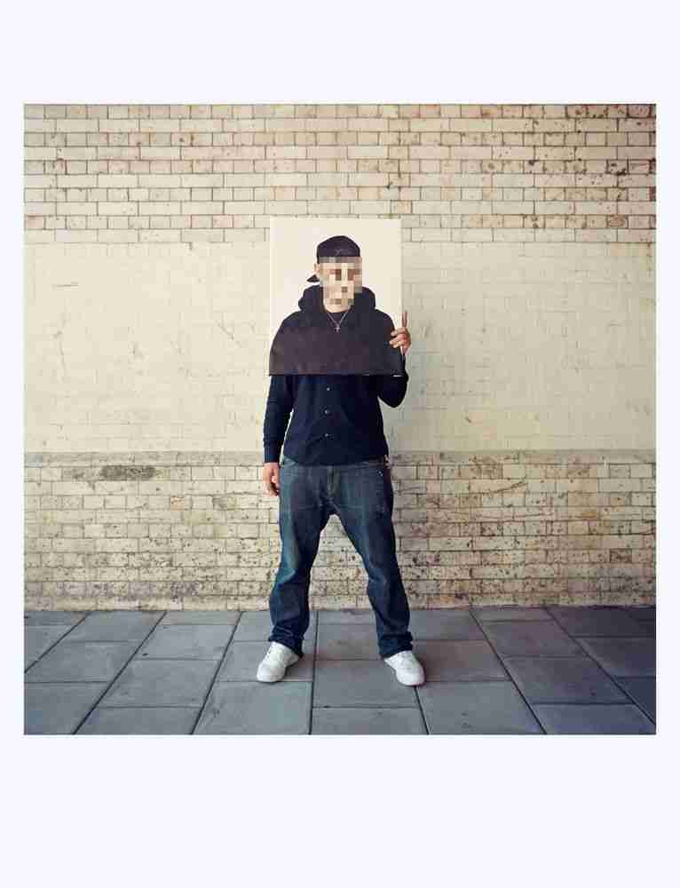 James Pfaff, ‘Banksy, Canvas Session, London, 2004’, 2022, Print, Archival Fujicolor C-Type handprint, glossy. (From the original negatives), Self-released, Numbered