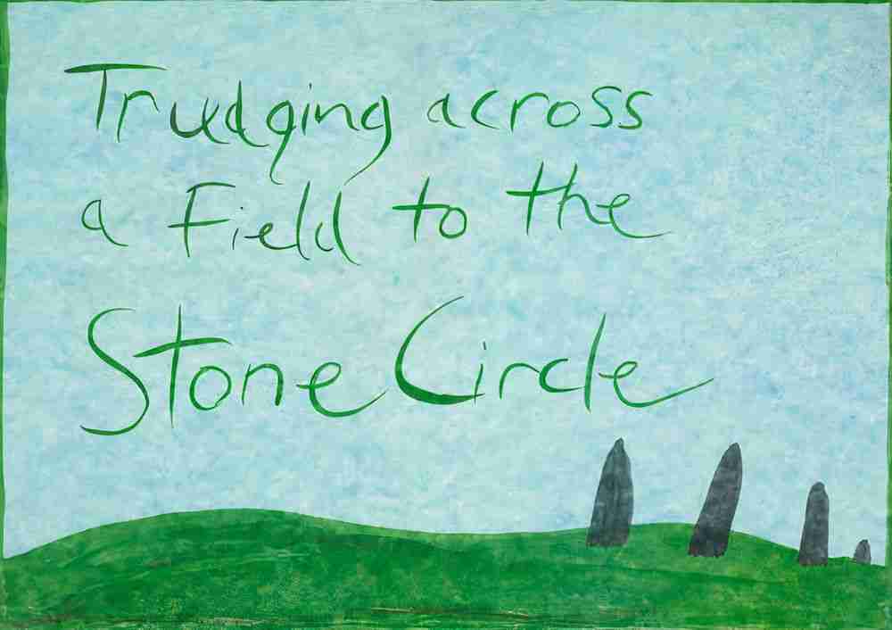 Jeremy Deller, ‘Trudging Across A Field To The Stone Circle’, 05-05-2022, Print, Offset lithograph on Parch Marque White 220gsm, Tate, Numbered