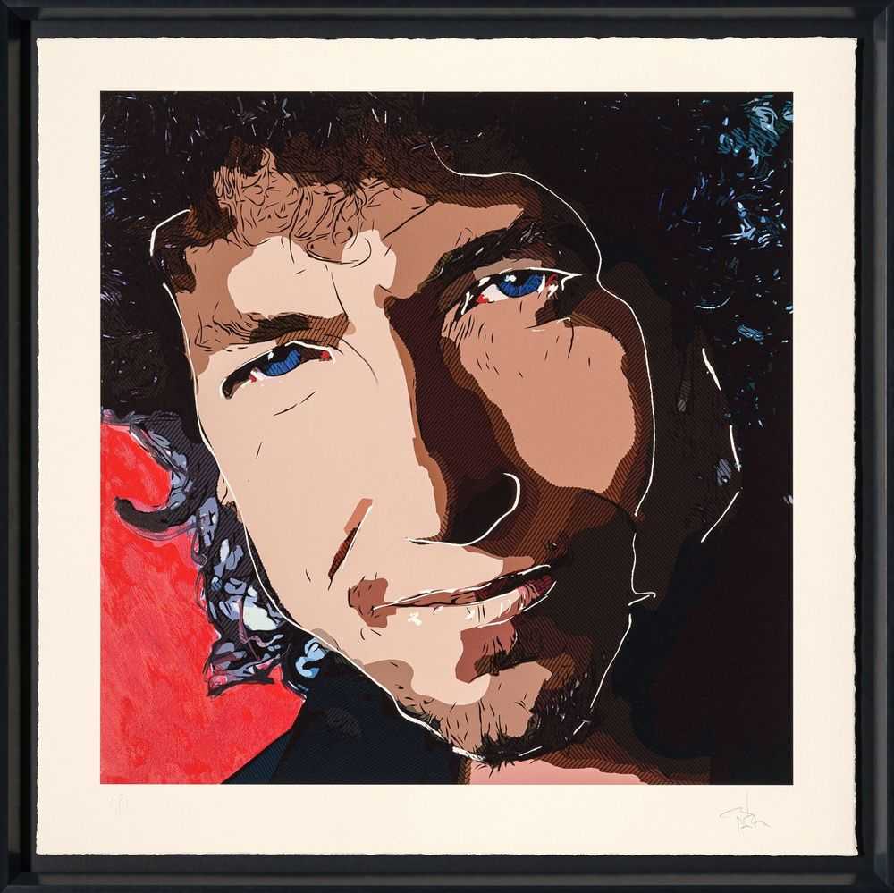 Johnny Depp, ‘Bob Dylan’, 2022, Print, Fine art print, Castle Fine Art, Numbered, Framed