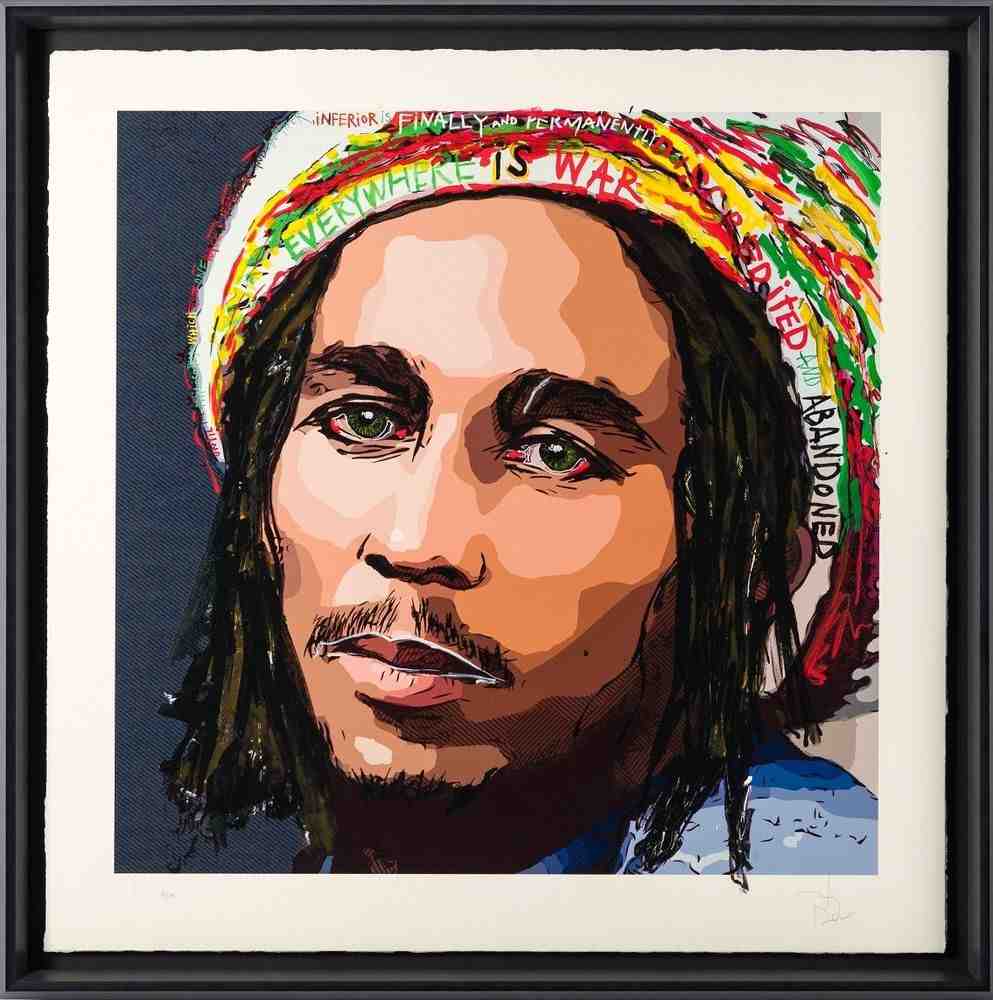 Johnny Depp, ‘Bob Marley’, 2023, Print, Fine art print, Castle Fine Art, Numbered, Framed