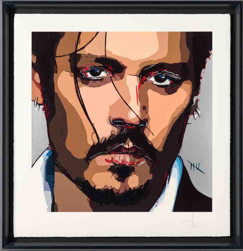 Johnny Depp, ‘Five’, 2023, Print, Fine art print, Castle Fine Art, Numbered, Framed