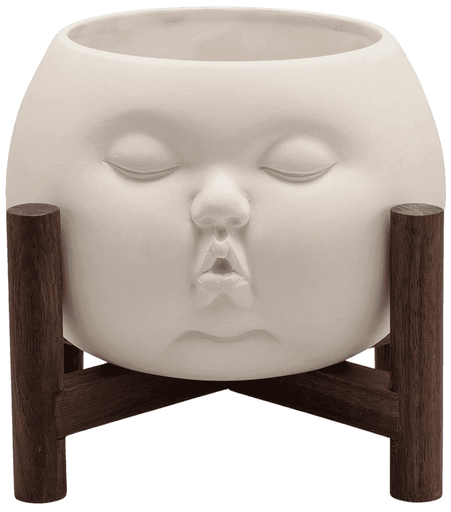 Johnson Tsang, ‘Open Mind (Small)’, 17-02-2022, Sculpture, Ceramic plant pot with glazed interior, Avant Arte, 