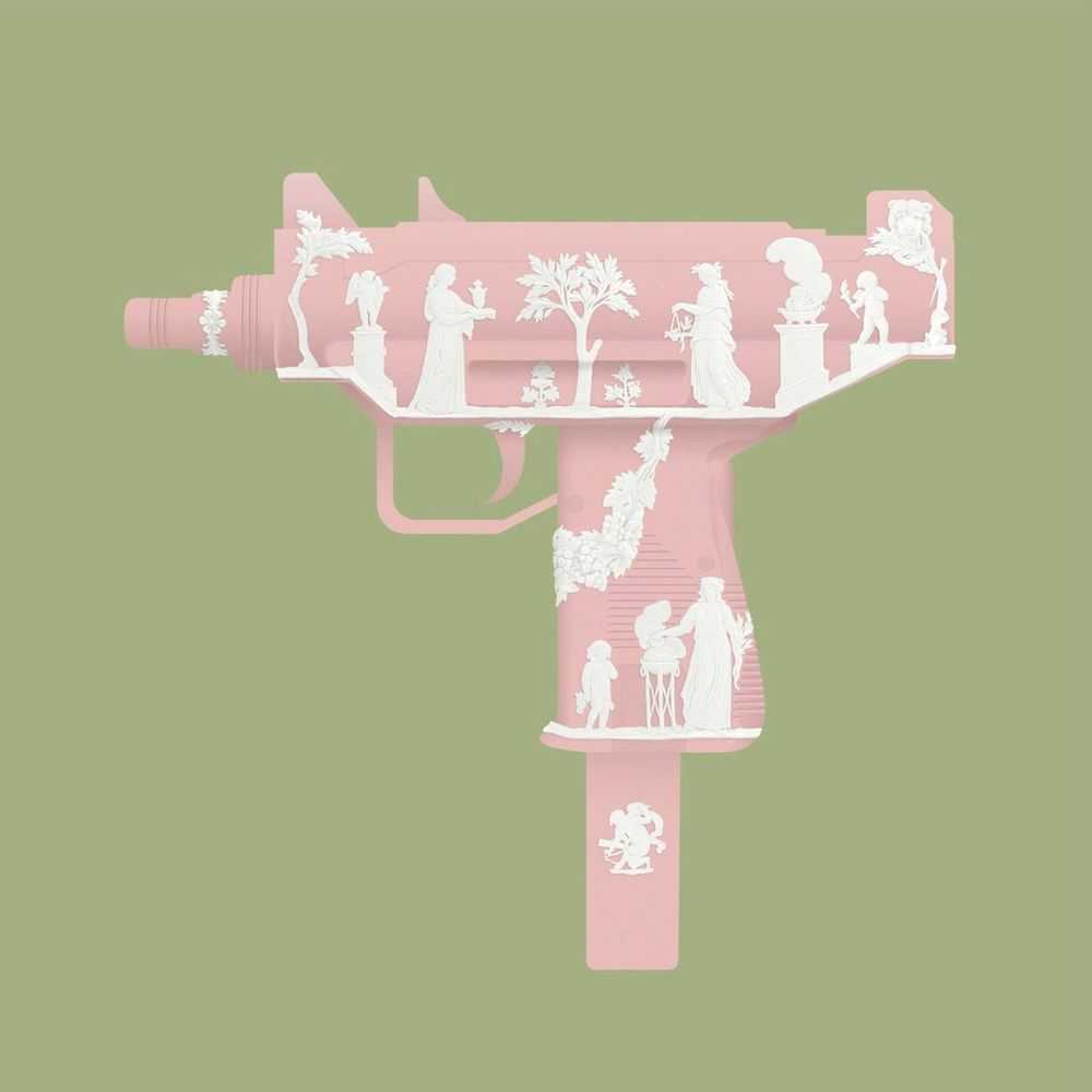 Magnus Gjoen, ‘Florence Uzi (Pink)’, 09-01-2017, Print, Pigment print on 308gsm cotton rag, Self-released, Numbered